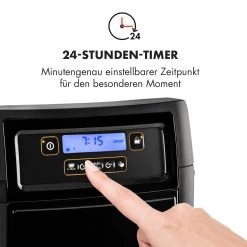 Aromatica II Set Kaffeemaschine, Mahlwerk, 1,25 L, Schwarz -Küchengeräte Verkäufe 10032874 de 0005 logo