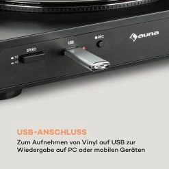 Fullmatic Vollautomatischer Plattenspieler USB Vorverstärker Schwarz 12 Fullmatic Vollautomatischer Plattenspieler USB Vorverstärker Schwarz -Küchengeräte Verkäufe 10032888 de 0004 logo