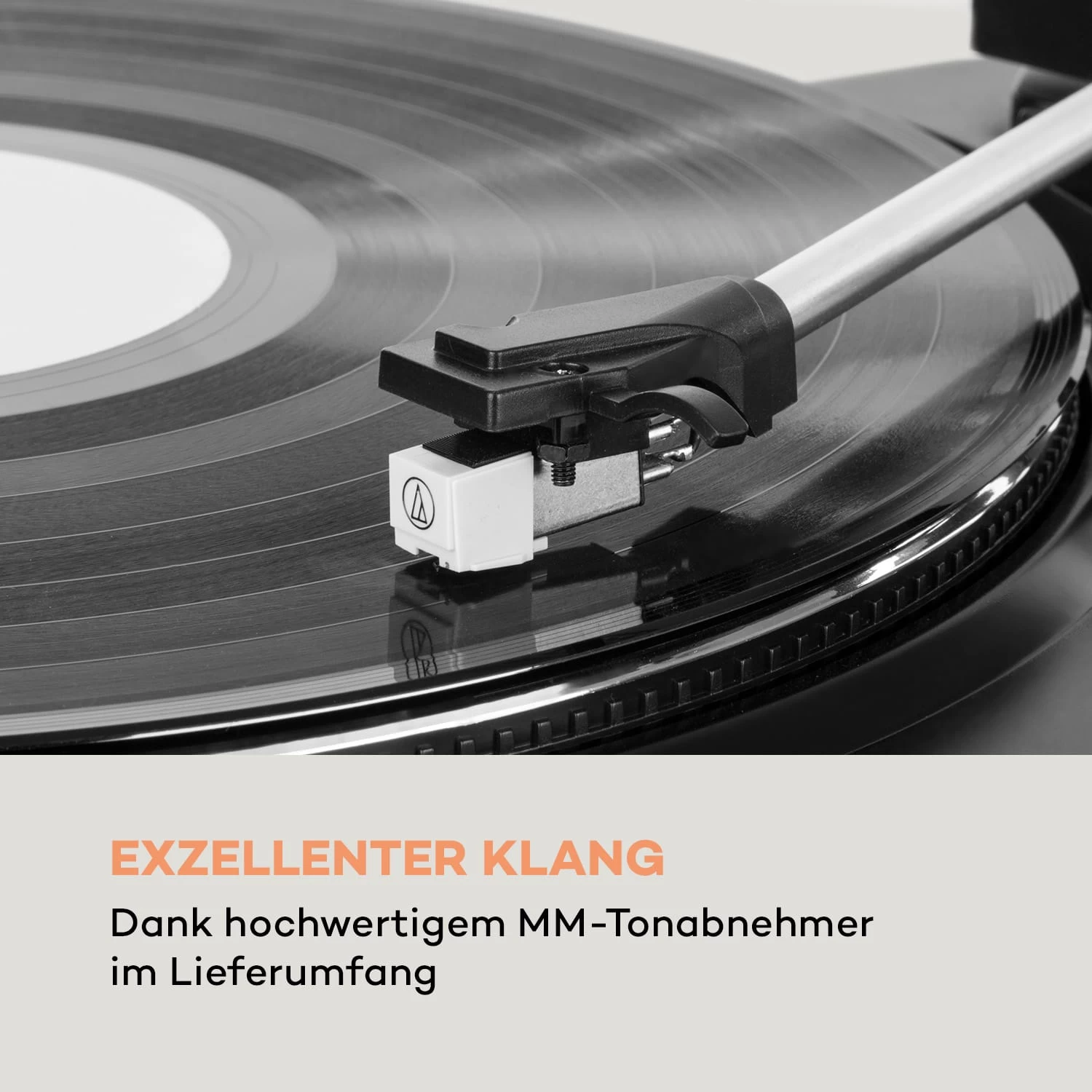 Fullmatic Vollautomatischer Plattenspieler USB Vorverstärker Schwarz 5 Fullmatic Vollautomatischer Plattenspieler USB Vorverstärker Schwarz – Bild 5