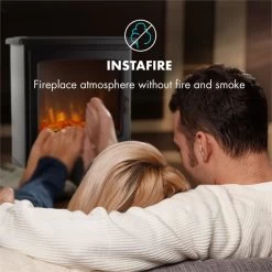 Meran Elektrischer Kamin 950/1850W 2-stufige Heizung Gusseisen-Stil 14 Meran Elektrischer Kamin 950/1850W 2-stufige Heizung Gusseisen-Stil -Küchengeräte Verkäufe 10032893 yy 0003 logo Klarstein Meran Elektrischer Kamin schwarz