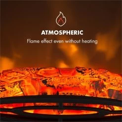 Meran Elektrischer Kamin 950/1850W 2-stufige Heizung Gusseisen-Stil 16 Meran Elektrischer Kamin 950/1850W 2-stufige Heizung Gusseisen-Stil -Küchengeräte Verkäufe 10032893 yy 0005 logo Klarstein Meran Elektrischer Kamin schwarz