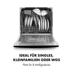 Amazonia 8 Neo Tischgeschirrspüler 8 Programme LED-Display -Küchengeräte Verkäufe 10032913 de 0004 logo