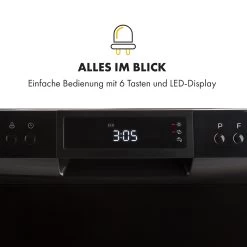 Amazonia 8 Neo Tischgeschirrspüler 8 Programme LED-Display -Küchengeräte Verkäufe 10032913 de 0006 logo