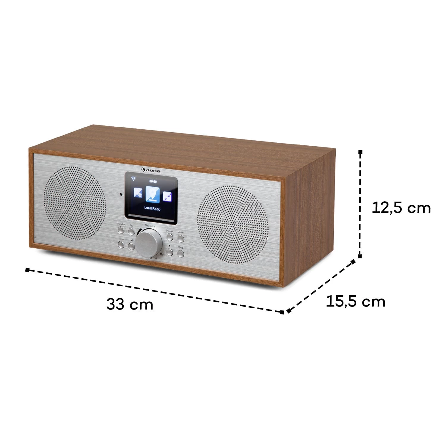 Silver Star Stereo Internet DAB+/UKW Radio, WiFi, BT, DAB+/UKW, Eiche 10 Silver Star Stereo Internet DAB+/UKW Radio, WiFi, BT, DAB+/UKW, Eiche – Bild 10