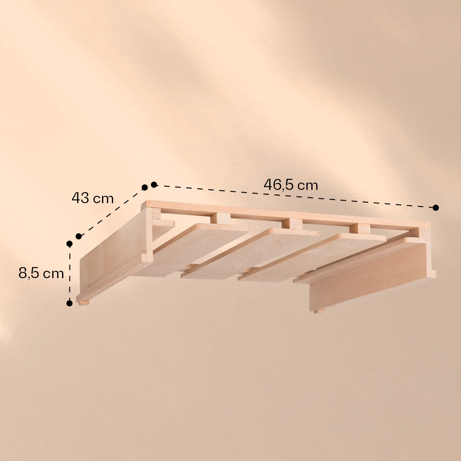 Barossa 102 Duo Weinglas-Regal Zubehör 16 Gläser 4 Schienen Echtholz 4 Barossa 102 Duo Weinglas-Regal Zubehör 16 Gläser 4 Schienen Echtholz – Bild 4