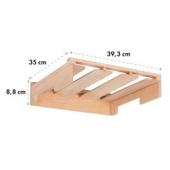 Barossa 77D Weinglas-Regal Zubehör Regalboden Für Weingläser Echtholz -Küchengeräte Verkäufe 10032964 yy 0005 logo Klarstein Barossa 77D Weinglas Regal