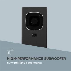 Areal Bar 650 2.1 Sound System Soundbar 120W RMS-Leistung BT USB -Küchengeräte Verkäufe 10032983 yy 0005 logo Auna 2 1CH Soundbar