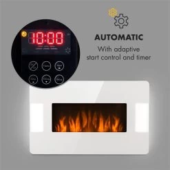 Klarstein Belfort Light & Fire Elektrischer Kamin 1000/2000W Fernbedienung -Küchengeräte Verkäufe 10032997 yy 0007 logo Klarstein Belfort Light Fire Elektrischer Kamin