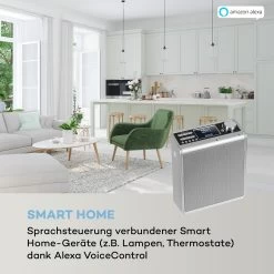 Intelligence DAB+ Küchenradio, Alexa-VoiceControl, Spotify, BT, Silber -Küchengeräte Verkäufe 10033002 de 0003 logo