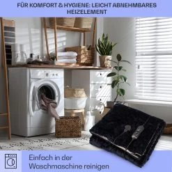 Dr. Watson SuperSoft Heizdecke 120 W 180 X 130 Cm Teddy-Plüsch -Küchengeräte Verkäufe 10033006 de 0003 usp