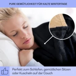 Dr. Watson SuperSoft Heizdecke 120 W 180 X 130 Cm Teddy-Plüsch -Küchengeräte Verkäufe 10033006 de 0004 usp