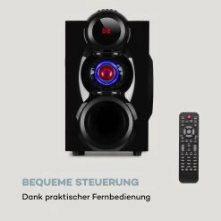 X-Gaming 5.1 Surround-Audiosystem 380Wmax. OneSide Subwoofer BT USB SD 14 X-Gaming 5.1 Surround-Audiosystem 380Wmax. OneSide Subwoofer BT USB SD -Küchengeräte Verkäufe 10033070 de 0005 logo