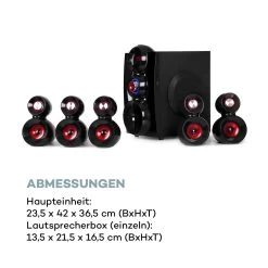 X-Gaming 5.1 Surround-Audiosystem 380Wmax. OneSide Subwoofer BT USB SD 19 X-Gaming 5.1 Surround-Audiosystem 380Wmax. OneSide Subwoofer BT USB SD -Küchengeräte Verkäufe 10033070 de 0010 logo