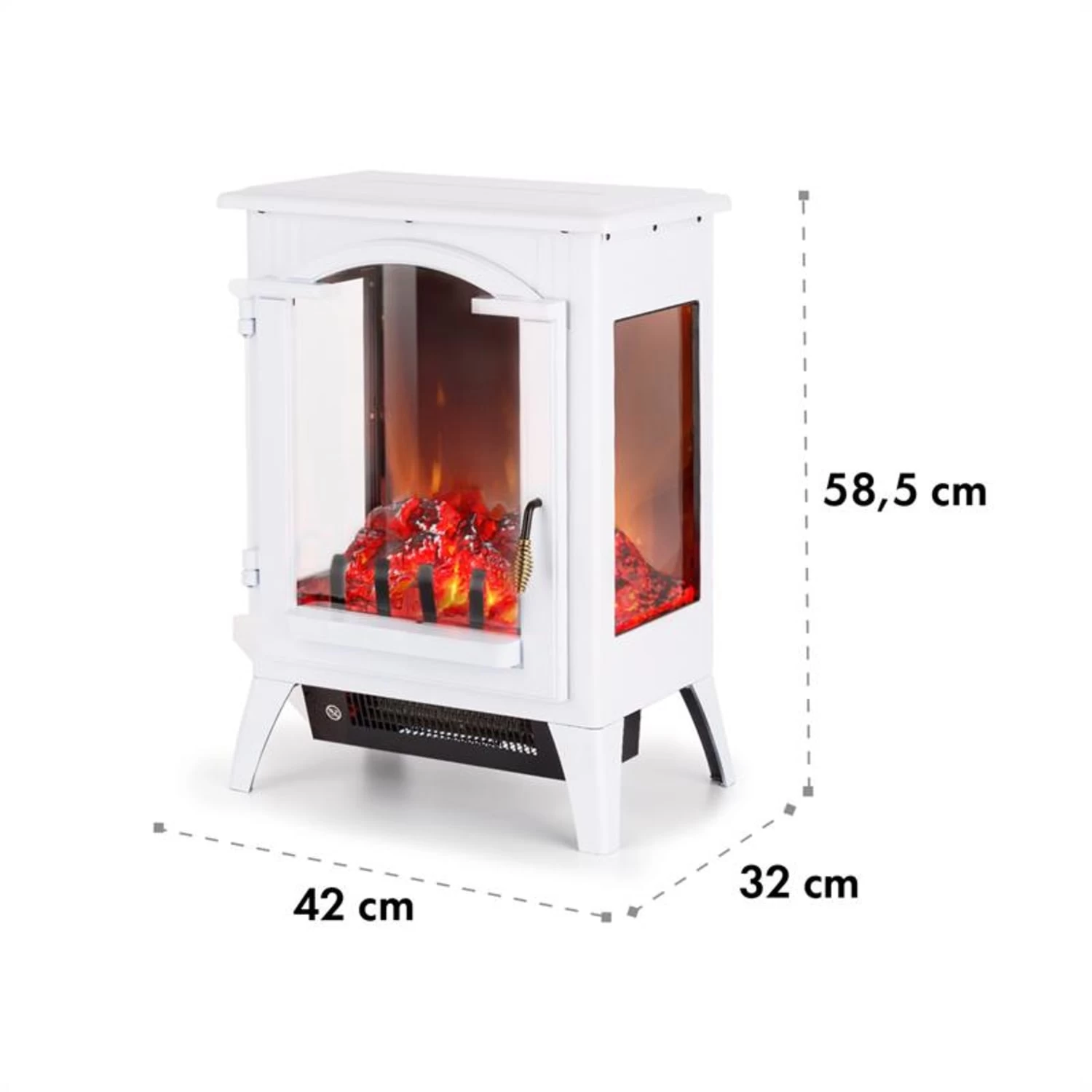 Graz Elektrischer Kamin 1000/2000W Thermostat PanoramaView 2 Graz Elektrischer Kamin 1000/2000W Thermostat PanoramaView – Bild 2