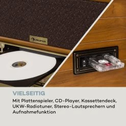 Belle Epoque 1910 Retro-Stereoanlage Plattenspieler CD Lautsprecher -Küchengeräte Verkäufe 10033179 de 0007 logo