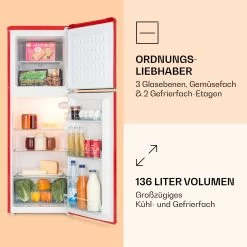 Audrey Kühl- & Gefrierkombination 97l/39l Retro-Look 2 Böden -Küchengeräte Verkäufe 10033193 de 0003 logo