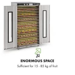 Master Jerky 24 Dörrautomat 5850W 40-90 °C 15h-Timer Edelstahl Silber 14 Master Jerky 24 Dörrautomat 5850W 40-90 °C 15h-Timer Edelstahl Silber -Küchengeräte Verkäufe 10033214 yy 0007 logo Klarstein Master Jerky 24 Doerrautomat silber