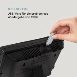 Wallie Microsystem CD-Player Bluetooth USB-Port Fernbedienung Schwarz -Küchengeräte Verkäufe 10033227 de 0008 logo