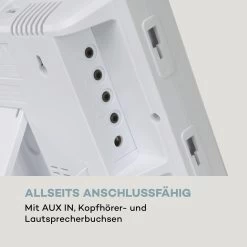 Wallie Microsystem CD-Player Bluetooth USB-Port Fernbedienung Weiß -Küchengeräte Verkäufe 10033228 de 0009 logo