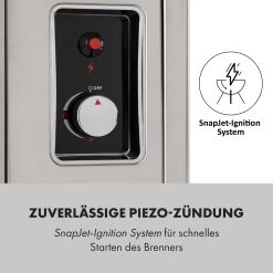 Crossfire Vertikaler Gasgrill 800°C Infrarot-Brenner 12.000 BTU Silber -Küchengeräte Verkäufe 10033288 de 0006 logo