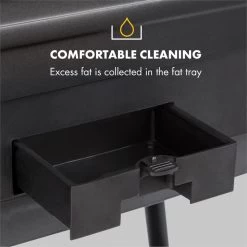 Porterhouse Elektrogrill 2200W Antihaft-Grillfläche Schwarz 16 Porterhouse Elektrogrill 2200W Antihaft-Grillfläche Schwarz -Küchengeräte Verkäufe 10033322 yy 0008 logo Klarstein Porterhouse Elektrogrill 2200W schwarz