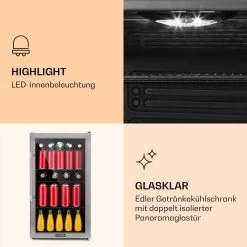 Beersafe 3XL Kühlschrank 98 Liter 4 Böden Panoramaglastür Edelstahl 10 Beersafe 3XL Kühlschrank 98 Liter 4 Böden Panoramaglastür Edelstahl -Küchengeräte Verkäufe 10033347 de 0004 logo