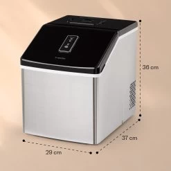 Clearcube Eiswürfelmaschine Klareis 13kg/24h Edelstahl Schwarz -Küchengeräte Verkäufe 10033350 yy 0011 dimensions