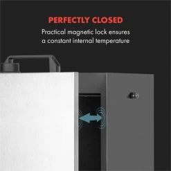 Flintstone Steel Räucherofen 1600 W Integriertes Thermometer Edelstahl -Küchengeräte Verkäufe 10033372 yy 0005 logo Klarstein Flintstone Steel Raeucherofen Edelstahl