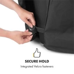 Beef Brisket Wetterschutzhaube Oxford Canvas Schwarz -Küchengeräte Verkäufe 10033461 yy 0004 logo Fabric cover for OGA032