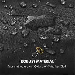 Beef Brisket Wetterschutzhaube Oxford Canvas Schwarz -Küchengeräte Verkäufe 10033461 yy 0005 logo Fabric cover for OGA032