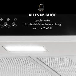 Contempo Unterbau-Dunstabzugshaube 60cm 175m³/h LED Edelstahl Acryl 16 Contempo Unterbau-Dunstabzugshaube 60cm 175m³/h LED Edelstahl Acryl -Küchengeräte Verkäufe 10033470 de 0006 logo
