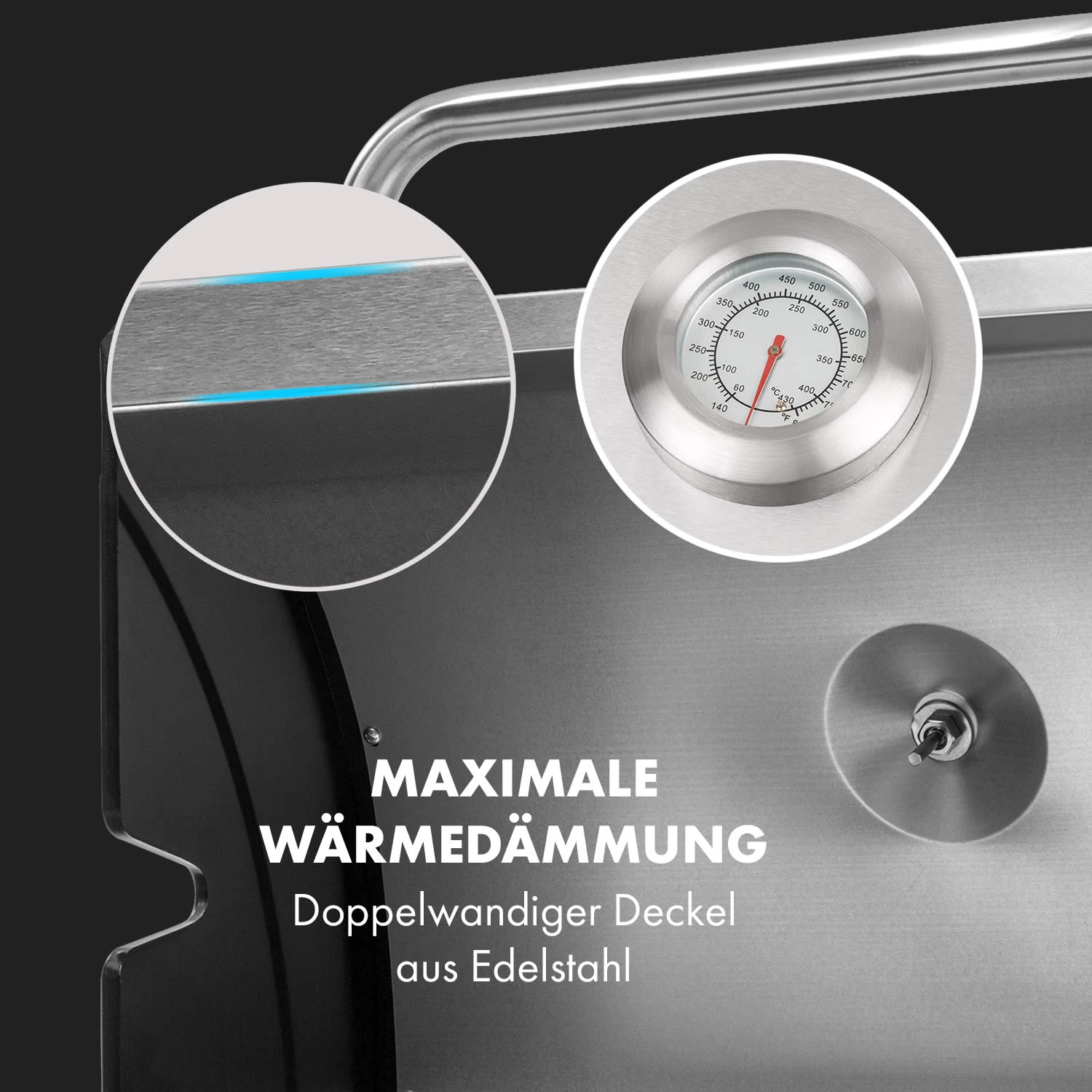 Gazooka 3.0T BBQ Grill 3x3kW Brenner 4 Rollen Edelstahl 7 Gazooka 3.0T BBQ Grill 3x3kW Brenner 4 Rollen Edelstahl – Bild 7