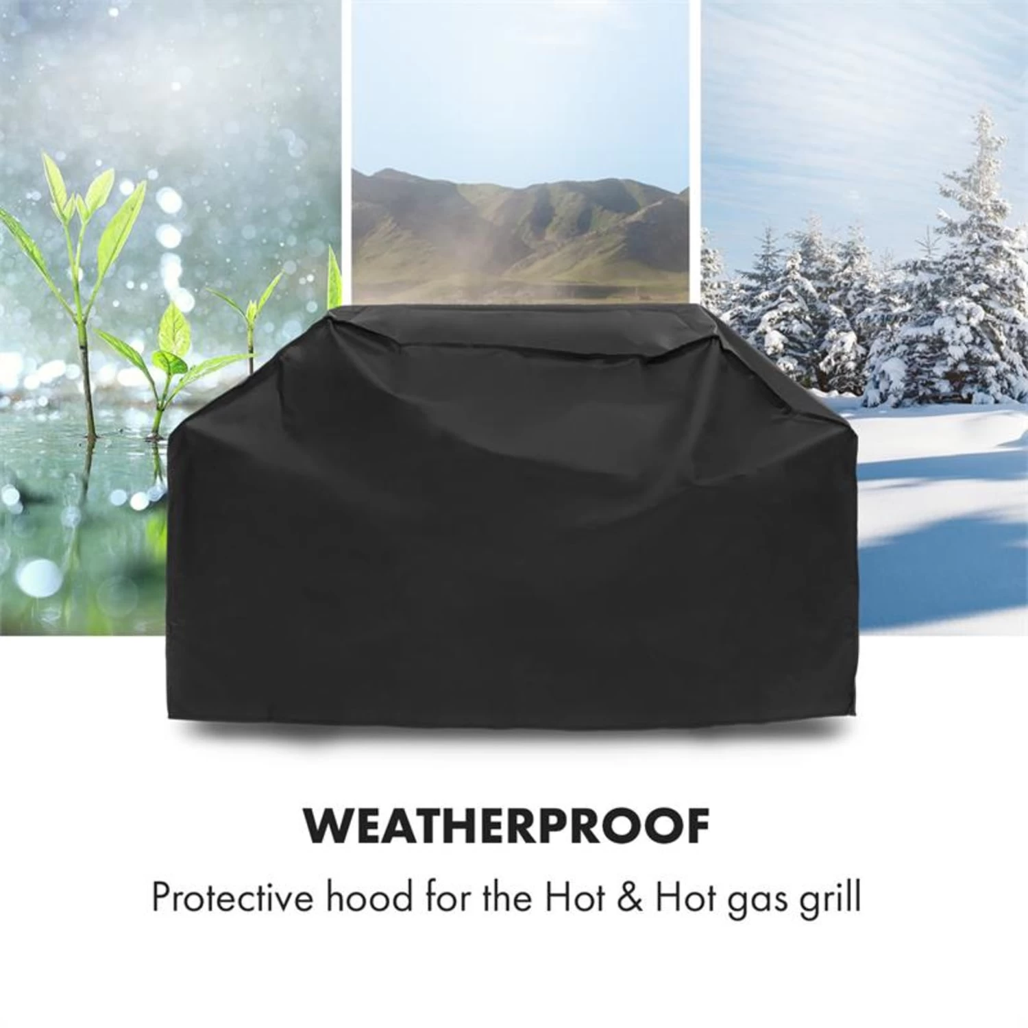 Hot & Hot Wetterschutzhaube 600D Canvas 30/70% PE/PVC Schwarz 3 Hot & Hot Wetterschutzhaube 600D Canvas 30/70% PE/PVC Schwarz – Bild 3