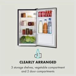 Feldberg Kühlschrank A+ 90 Liter MirageCool Concept Holzdesign Schwarz -Küchengeräte Verkäufe 10033594 uk 0005 logo Klarstein Feldberg Kuehlschrank Holzdesign schwarz