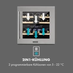 Vinsider 36 Weinkühlschrank 2 Kühlzonen 5-22°C 85l Edelstahl 11 Vinsider 36 Weinkühlschrank 2 Kühlzonen 5-22°C 85l Edelstahl -Küchengeräte Verkäufe 10033682 de 0003 logo