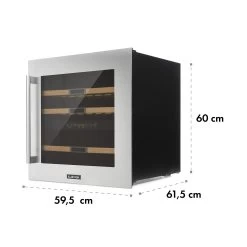 Vinsider 36 Weinkühlschrank 2 Kühlzonen 5-22°C 85l Edelstahl 16 Vinsider 36 Weinkühlschrank 2 Kühlzonen 5-22°C 85l Edelstahl -Küchengeräte Verkäufe 10033682 yy 0008 logo