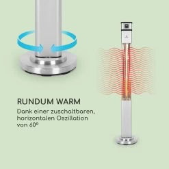 Heat Guru Plus Infrarot-Heizstrahler 2000W 3 Heizstufen Fernbedienung -Küchengeräte Verkäufe 10033692 de 0003 logo