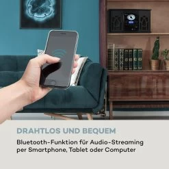 NR-620 DAB Stereoanlage Holz Plattenspieler DAB+ CD-Player Schwarz -Küchengeräte Verkäufe 10033712 de 0004 logo