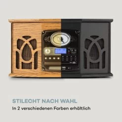 NR-620 DAB Stereoanlage Holz Plattenspieler DAB+ CD-Player Schwarz -Küchengeräte Verkäufe 10033712 de 0010 logo