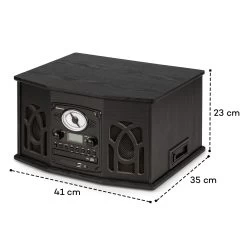NR-620 DAB Stereoanlage Holz Plattenspieler DAB+ CD-Player Schwarz -Küchengeräte Verkäufe 10033712 yy 0011 logo