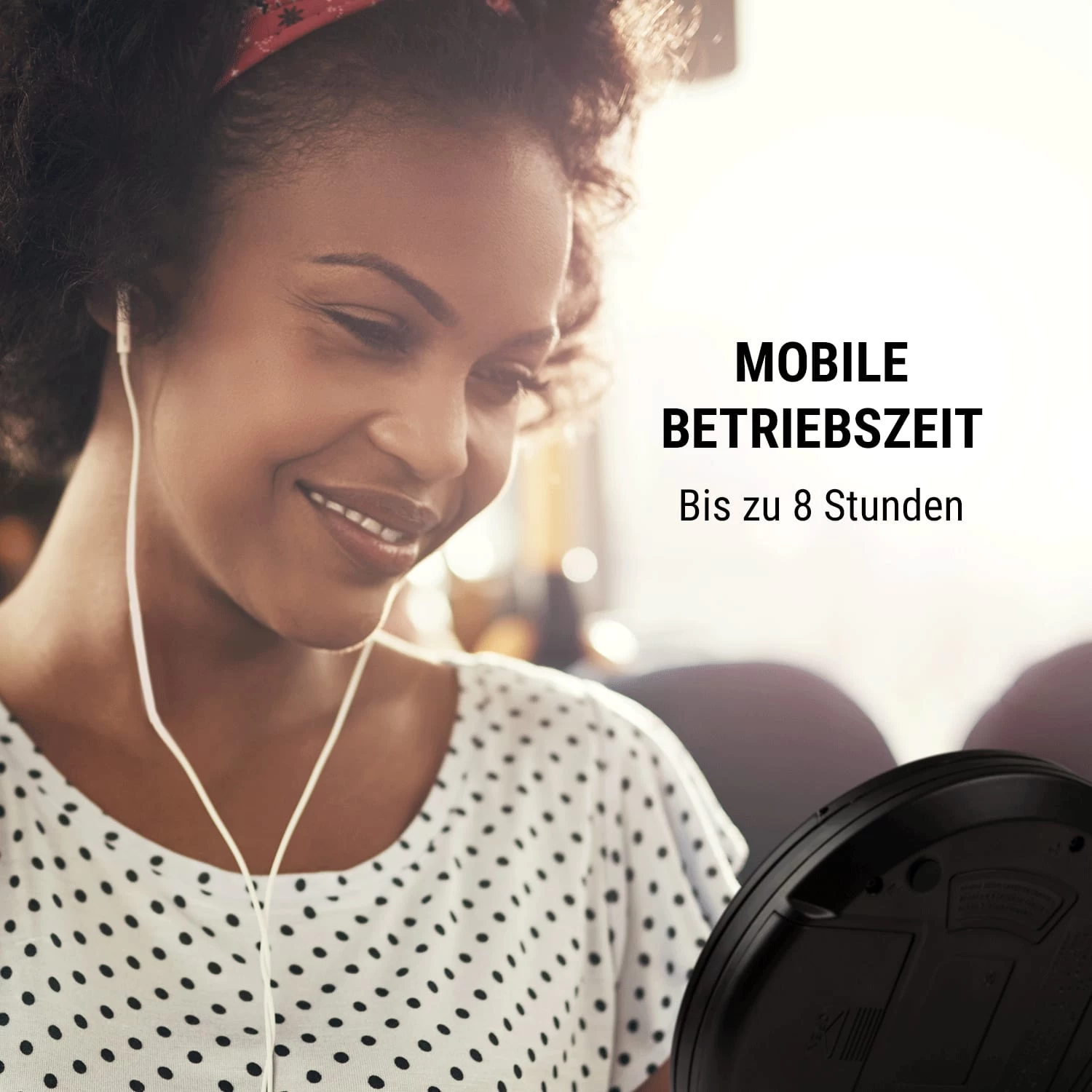 CDC 100 BT Discman BT-Funktion LCD ASP 2x1,5V Schwarz 2 CDC 100 BT Discman BT-Funktion LCD ASP 2x1,5V Schwarz – Bild 2