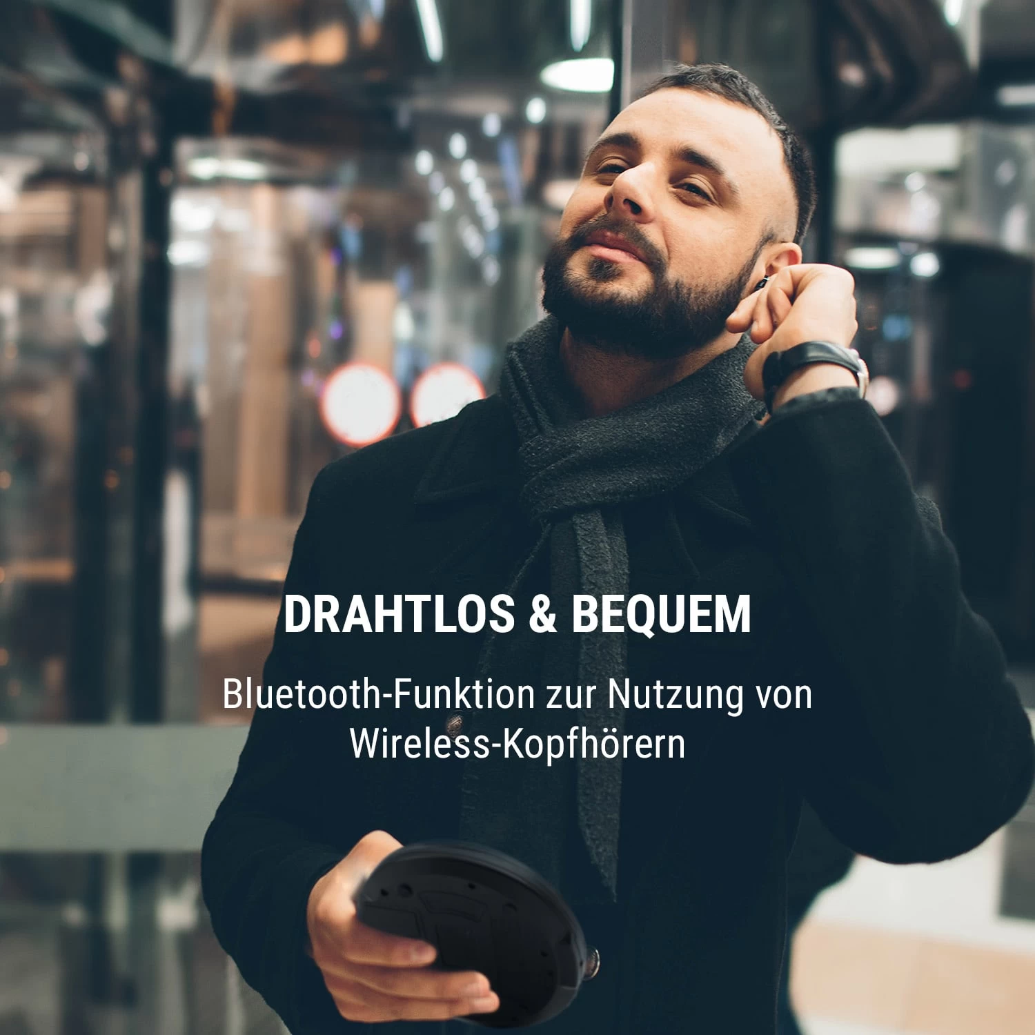 CDC 100 BT Discman BT-Funktion LCD ASP 2x1,5V Schwarz 4 CDC 100 BT Discman BT-Funktion LCD ASP 2x1,5V Schwarz – Bild 4