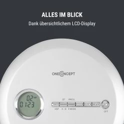 CDC 100 BT Discman BT-Funktion LCD ASP 2x1,5V Silber -Küchengeräte Verkäufe 10033715 de 0006 logo