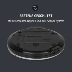 CDC 100 BT Discman BT-Funktion LCD ASP 2x1,5V Silber -Küchengeräte Verkäufe 10033715 de 0009 logo