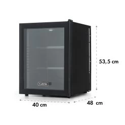 Brooklyn 42 Mini-Kühlschrank Glastür LED Ablage -Küchengeräte Verkäufe 10033822 yy 0009 dimensions