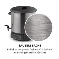 Lady Marmalade Einkochautomat Getränkespender 27L 100°C 12h Edelstahl -Küchengeräte Verkäufe 10033825 de 0006 logo