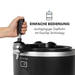 Tap2Go Mobile 2-in1 Bierzapfanlage Mit Getränkekühler 5l/13l Schwarz -Küchengeräte Verkäufe 10034006 de 0007 logo