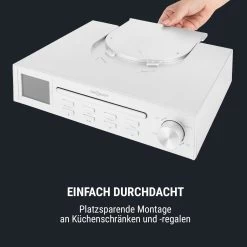 Streamo Chef Küchenradio CD-Player BT 2,4"HCC Display Weiß 14 Streamo Chef Küchenradio CD-Player BT 2,4"HCC Display Weiß -Küchengeräte Verkäufe 10034051 de 0006 logo