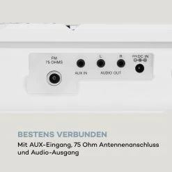Stereo Sonic DAB+ Stereoanlage, DAB+, CD-Player, USB, BT, Weiß -Küchengeräte Verkäufe 10034087 de 0009 logo