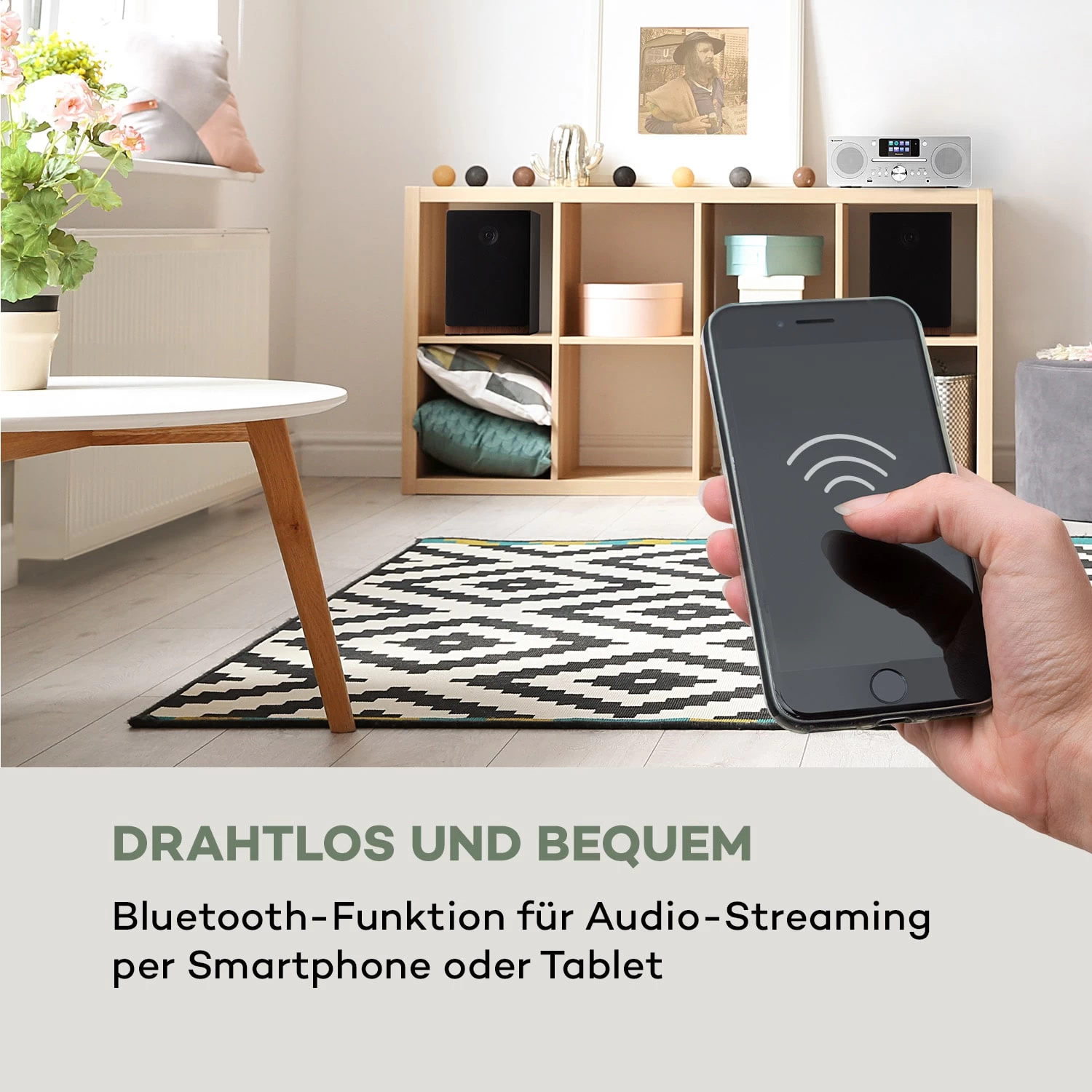 Harvard Kompaktanlage Internet-/DAB+ Und UKW-Radio CD-Player Bluetooth 5 Harvard Kompaktanlage Internet-/DAB+ Und UKW-Radio CD-Player Bluetooth – Bild 5